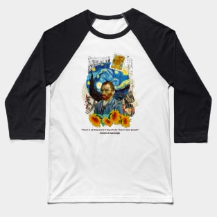 Van Gogh Collage - Art Baseball T-Shirt